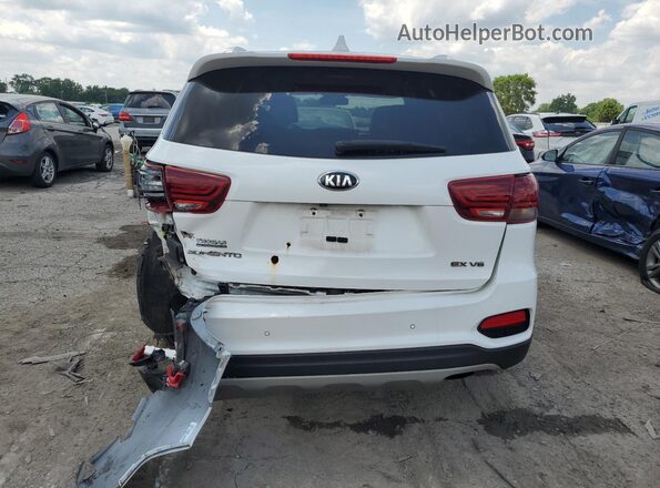 5XYPHDA56KG608871 2019 KIA SORENTO White Вид ззаду