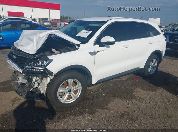 5XYRG4LC2MG029516 2021 KIA SORENTO Белый Передняя левая четверть