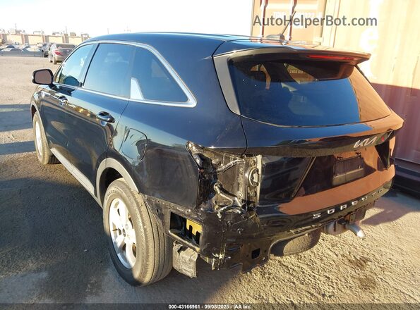 5XYRG4LC4NG113354 2022 KIA SORENTO Черный Задняя левая четверть