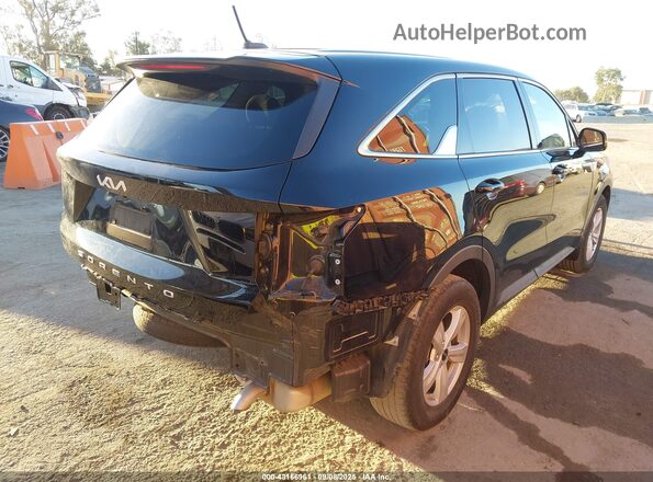 5XYRG4LC4NG113354 2022 KIA SORENTO Черный Задняя правая четверть