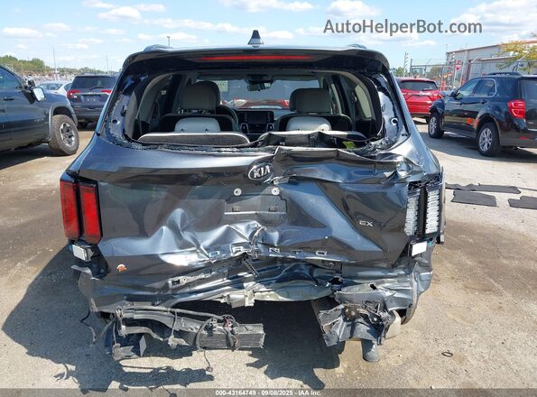 5XYRH4LF9MG065243 2021 KIA SORENTO Gray Front view
