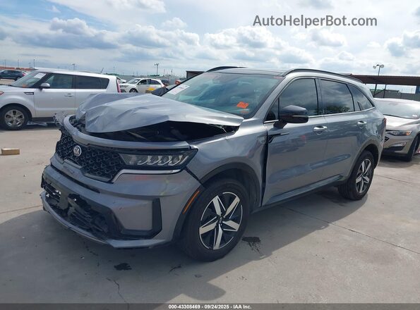 5XYRHDLF6MG026688 2021 KIA SORENTO Blue Przód lewy