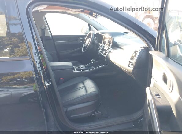 5XYRHDLF7NG141950 2022 KIA SORENTO Black Вид салону спереду
