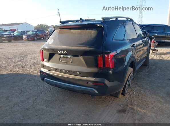 5XYRHDLF7NG141950 2022 KIA SORENTO Black Задня права чверть