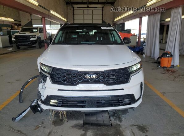 5XYRK4LF7MG062469 2021 KIA SORENTO Белый Вид спереди