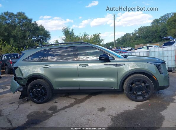 5XYRKDJF7RG263069 2024 KIA SORENTO Зеленый Вид задней части салона