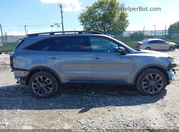 5XYRKDLF1NG139550 2022 KIA SORENTO Blue Սալոնի 360 աստիճան տեսք