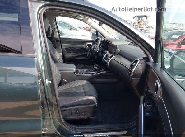 5XYRKDLF5MG010970 2021 KIA SORENTO Gray წინა სალონის ხედი