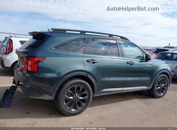 5XYRKDLF5MG010970 2021 KIA SORENTO Gray უკანა სალონის ხედი