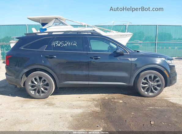 5XYRKDLF5MG045931 2021 KIA SORENTO Black Rear interior view