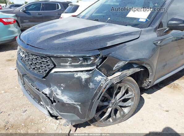 5XYRKDLFXNG090512 2022 KIA SORENTO Серый Вид спереди