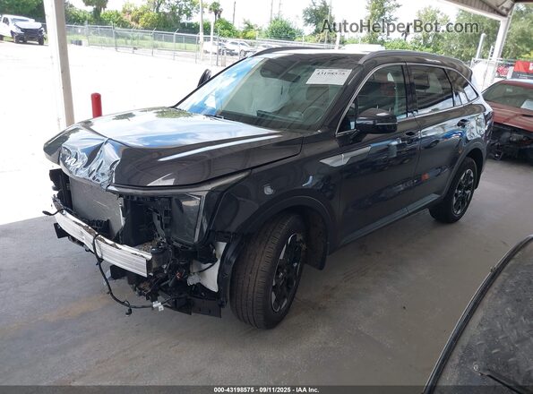 5XYRL4JC5SG380836 2025 KIA SORENTO Gray Vista tres cuartos delantera izquierda