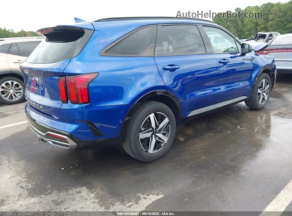 5XYRL4LC1NG155251 2022 KIA SORENTO Blue უკანა მარჯვენა