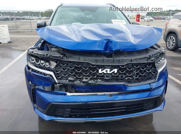 5XYRL4LC1NG155251 2022 KIA SORENTO Blue წინა ხედი