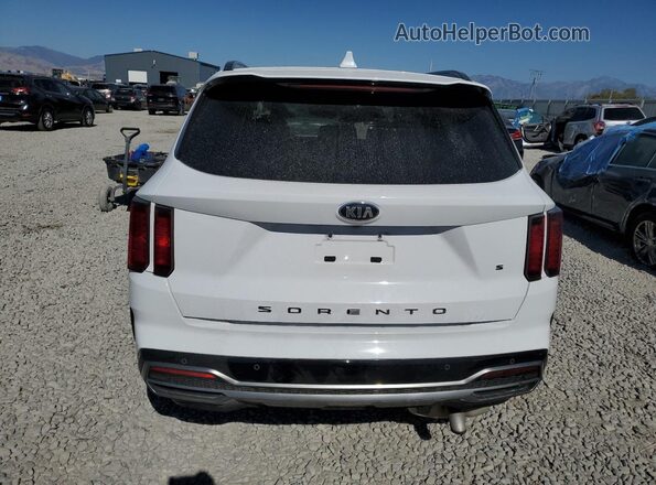 5XYRL4LC3MG008749 2021 KIA SORENTO White უკანა ხედი