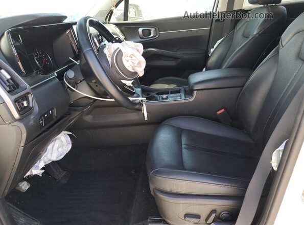 5XYRL4LC3MG008749 2021 KIA SORENTO White წინა სალონის ხედი