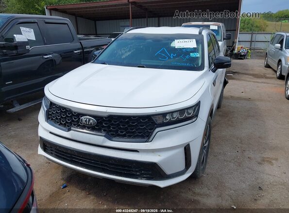5XYRL4LC3MG019752 2021 KIA SORENTO White Widok zestawu wskaźników