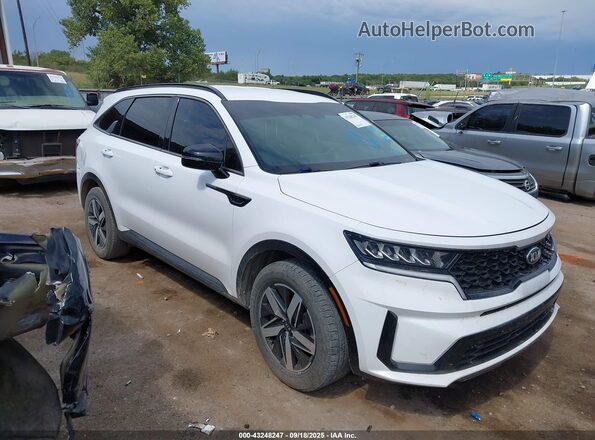 5XYRL4LC3MG019752 2021 KIA SORENTO White Widok wnętrza z tyłu