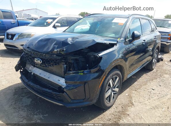 5XYRL4LC6MG066841 2021 KIA SORENTO Black წინა მარცხენა ხედი სამი მეოთხედიდან