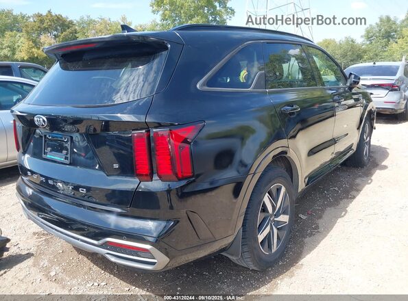 5XYRL4LC6MG066841 2021 KIA SORENTO Black უკანა მარჯვენა