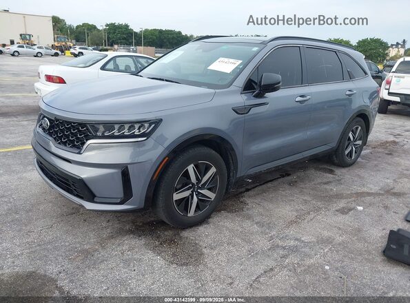 5XYRL4LC7MG069537 2021 KIA SORENTO Gray Front left