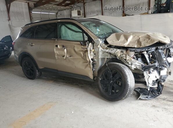 5XYRLDLC0MG024889 2021 KIA SORENTO Tan Front right