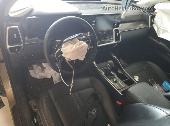 5XYRLDLC0MG024889 2021 KIA SORENTO Tan Dashboard view