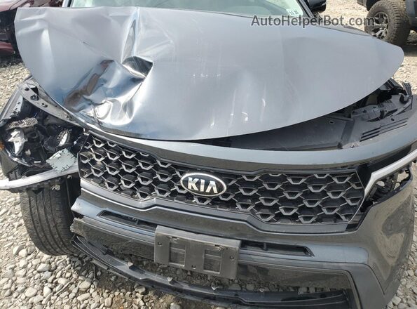 5XYRLDLC9MG008349 2021 KIA SORENTO Gray Սալոնի հետևի տեսք