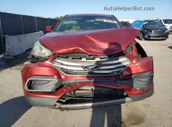 5XYZT3LB4JG504236 2018 HYUNDAI SANTA Red 