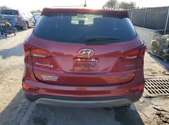 5XYZT3LB4JG504236 2018 HYUNDAI SANTA Red 