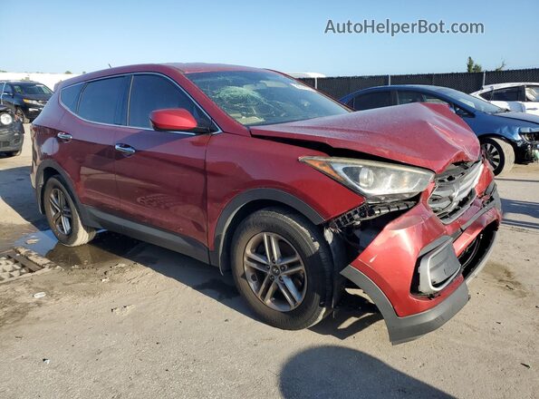 5XYZT3LB4JG504236 2018 HYUNDAI SANTA Red 