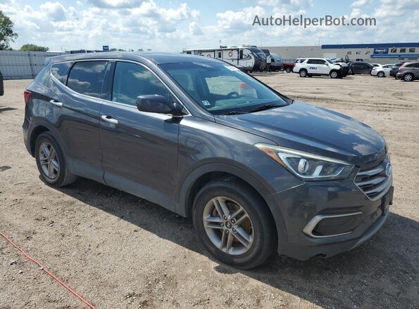 5XYZTDLB7HG453587 2017 HYUNDAI SANTA Gray Przód prawy