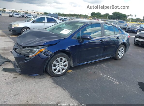 5YFEPMAE8NP355837 2022 TOYOTA LL Blue Առջևի ձախ երեք քառորդ տեսարան