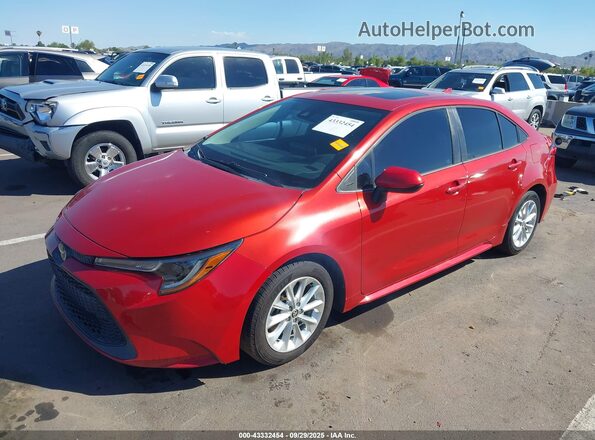 5YFHPRAE2LP075144 2020 TOYOTA LL Red წინა მარცხენა ხედი სამი მეოთხედიდან