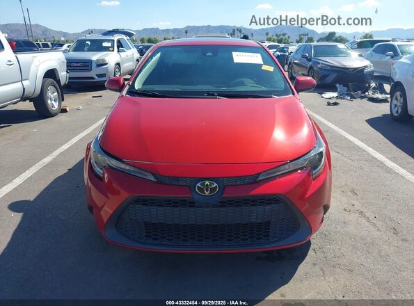 5YFHPRAE2LP075144 2020 TOYOTA LL Red წინა პანელის ხედი