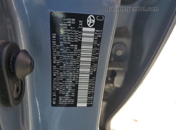 5YFHPRAE4LP029430 2020 TOYOTA LL Серый Вид подкапотного пространства