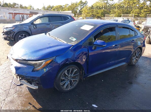 5YFS4RCE9LP048437 2020 TOYOTA LL Синий Передняя левая четверть