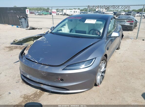 5YJ3E1EA0SF041609 2025 TESLA MODEL 3 Gray 
