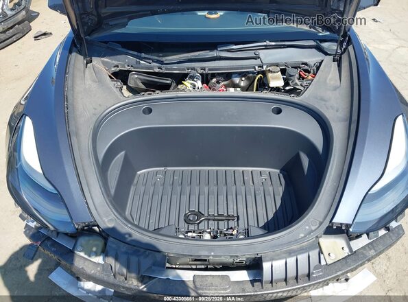 5YJ3E1EA2NF373541 2022 TESLA MODEL 3 Gray უკანა ხედი