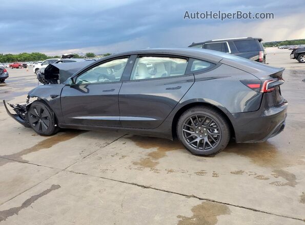 5YJ3E1EA3SF968586 2025 TESLA MODEL Gray Հետևի ձախ