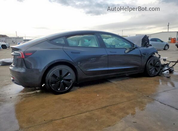 5YJ3E1EA3SF968586 2025 TESLA MODEL Gray Հետևի աջ