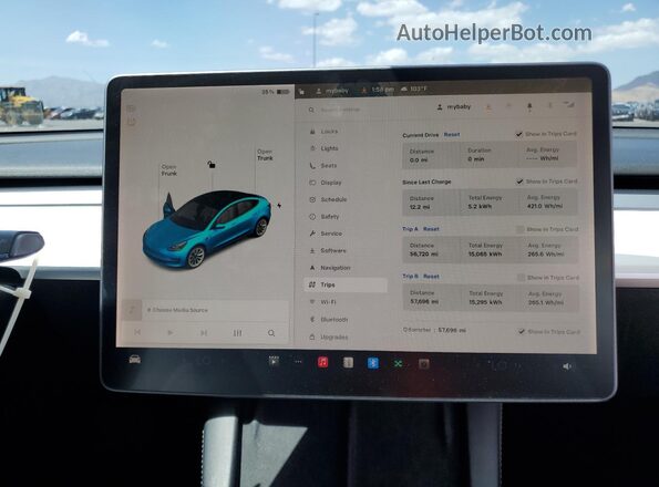5YJ3E1EA8MF085036 2021 TESLA MODEL Красный 