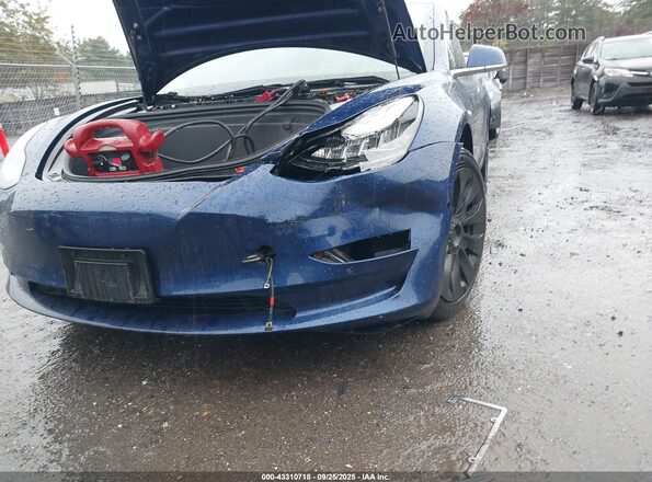 5YJ3E1EAXJF016960 2018 TESLA MODEL 3 Blue 