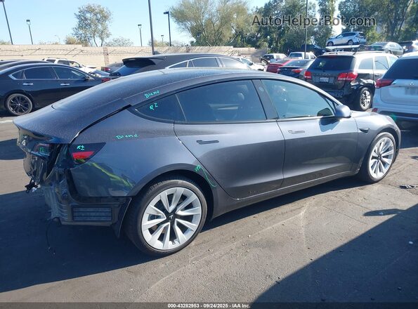 5YJ3E1EAXPF687487 2023 TESLA MODEL 3 Gray Rear right