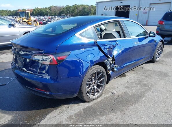 5YJ3E1EB0JF096570 2018 TESLA MODEL 3 Blue Հետևի աջ