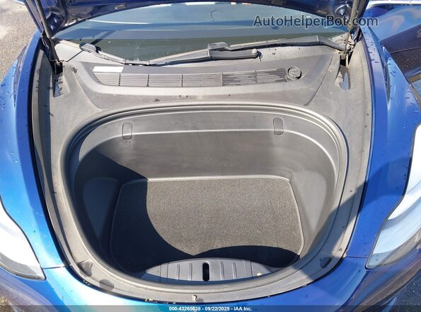 5YJ3E1EB0JF096570 2018 TESLA MODEL 3 Blue Հետևի տեսք