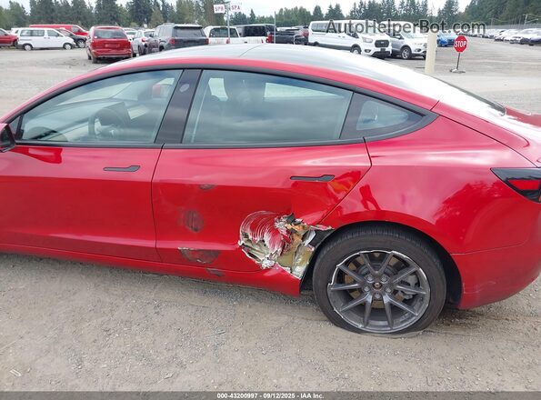 5YJ3E1EB0MF938473 2021 TESLA MODEL 3 Red წინა ხედი