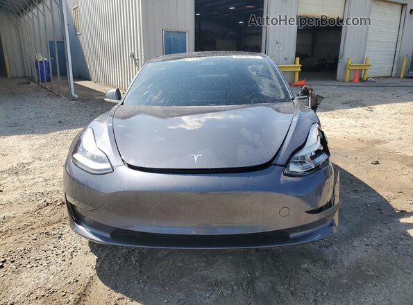 5YJ3E1EB1LF616374 2020 TESLA MODEL Gray Front view