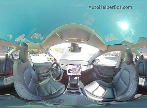 5YJ3E1EB1LF616374 2020 TESLA MODEL Gray VIN sticker view