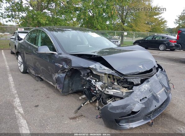 5YJ3E1EB1LF619890 2020 TESLA MODEL 3 Gray Вид спереду